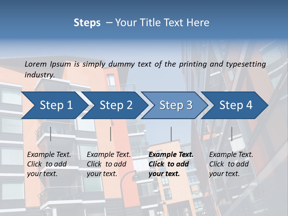 Apartment Houses In Finland PowerPoint Template