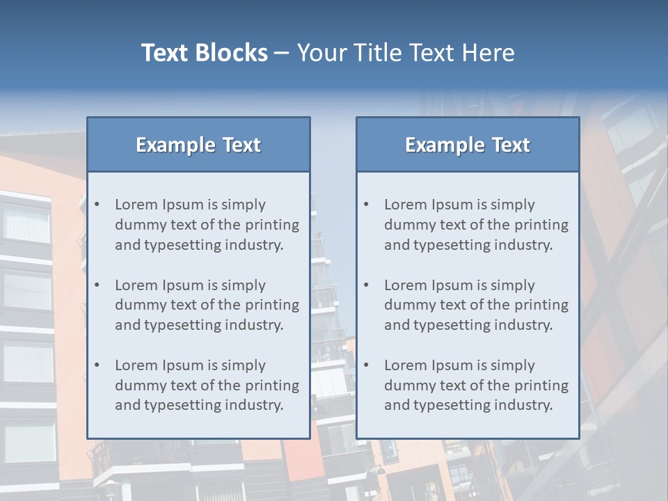 Apartment Houses In Finland PowerPoint Template