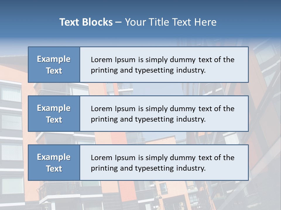 Apartment Houses In Finland PowerPoint Template
