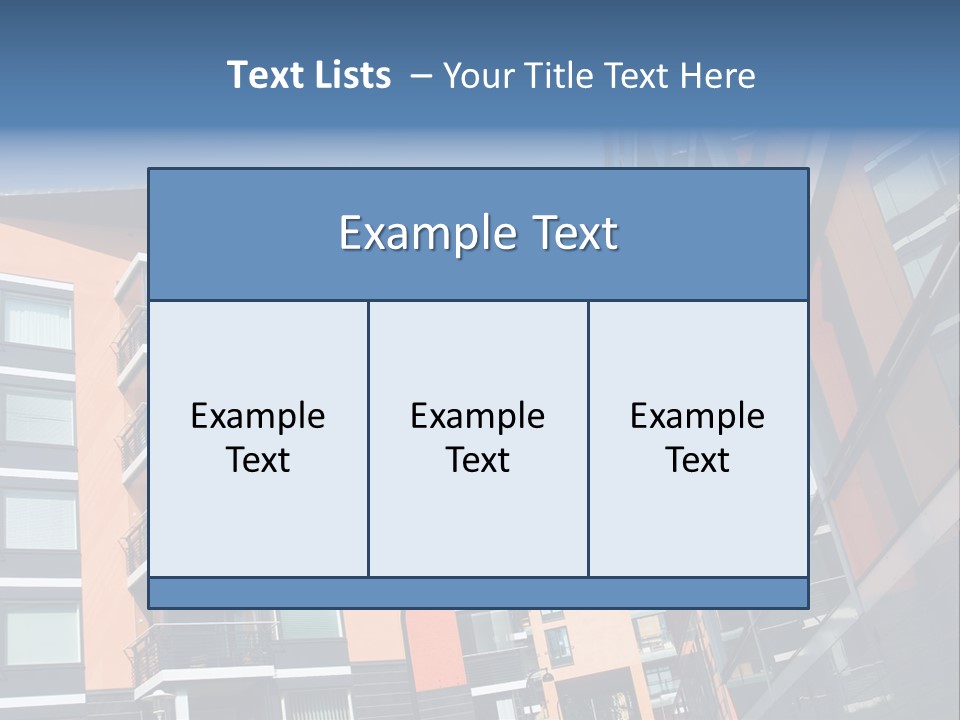 Apartment Houses In Finland PowerPoint Template