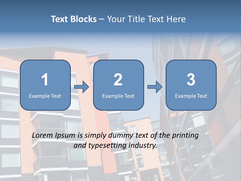 Apartment Houses In Finland PowerPoint Template