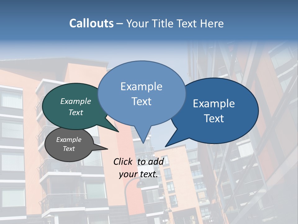 Apartment Houses In Finland PowerPoint Template