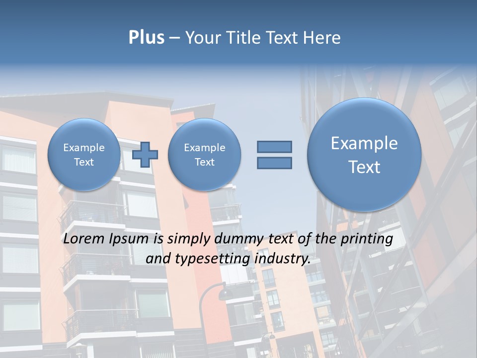 Apartment Houses In Finland PowerPoint Template