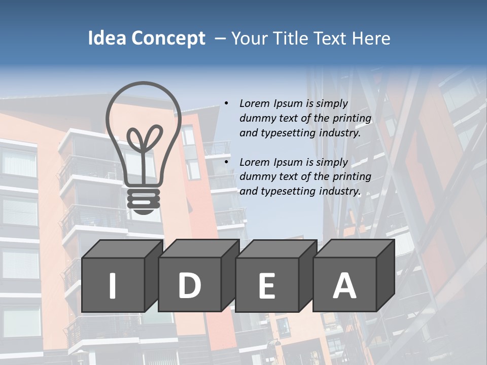 Apartment Houses In Finland PowerPoint Template