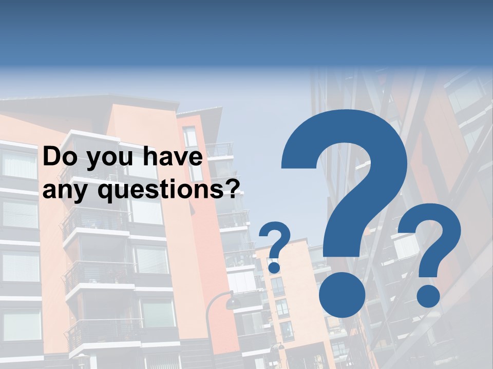 Apartment Houses In Finland PowerPoint Template