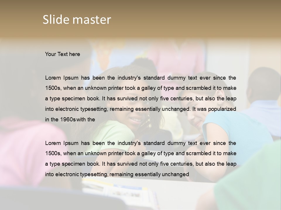 Female Pupil Being Bullied In Elementary School PowerPoint Template