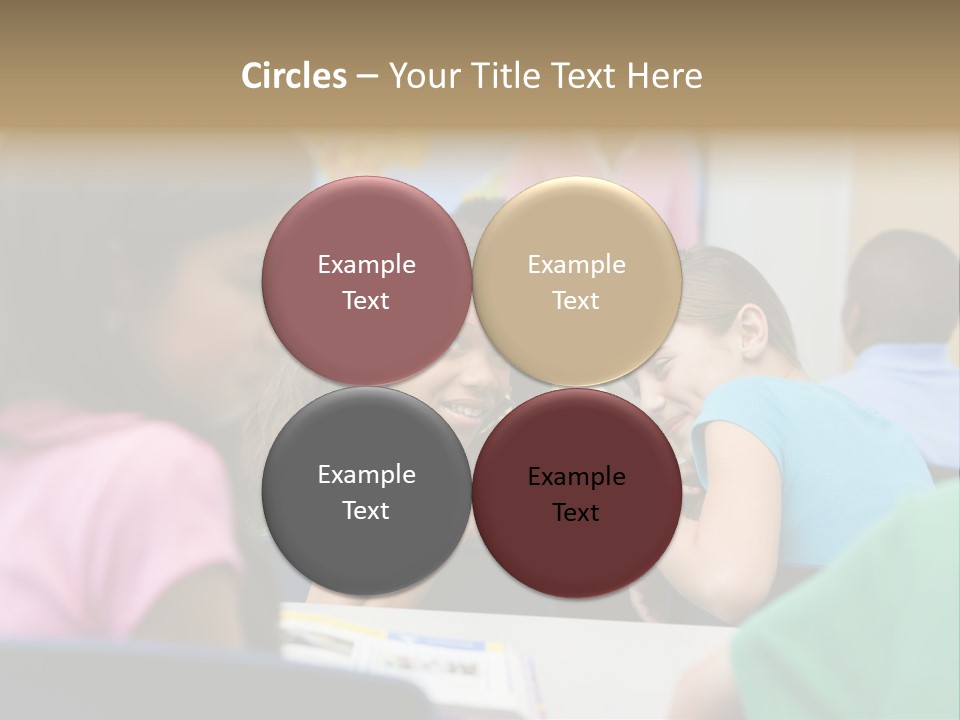 Female Pupil Being Bullied In Elementary School PowerPoint Template