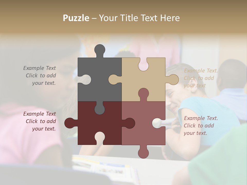 Female Pupil Being Bullied In Elementary School PowerPoint Template