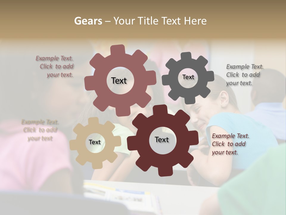 Female Pupil Being Bullied In Elementary School PowerPoint Template