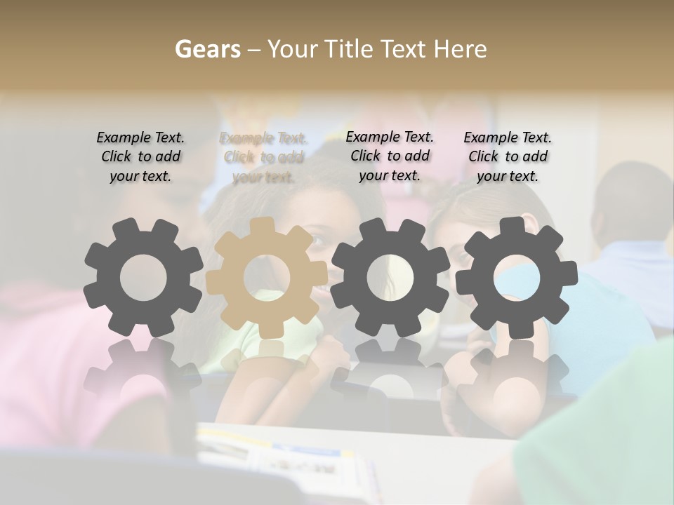 Female Pupil Being Bullied In Elementary School PowerPoint Template