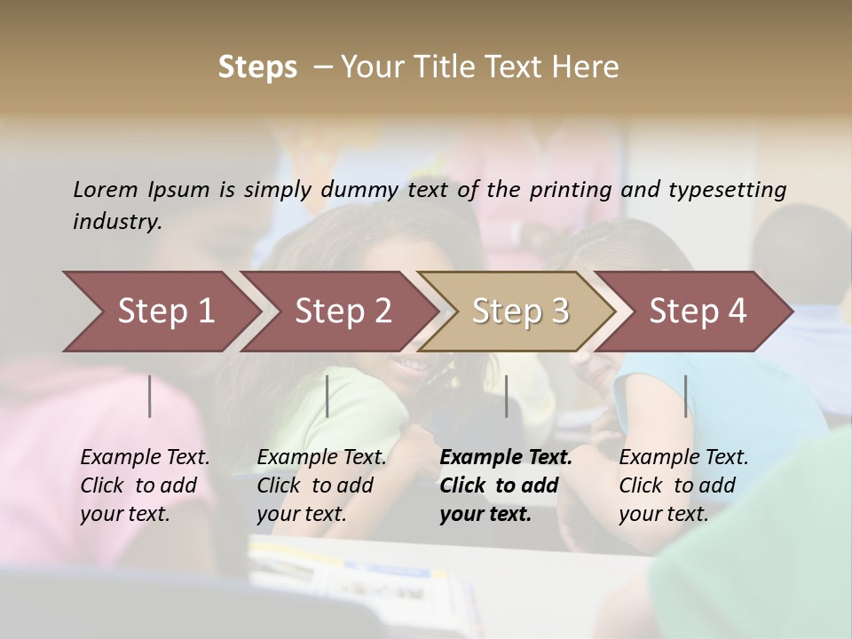 Female Pupil Being Bullied In Elementary School PowerPoint Template