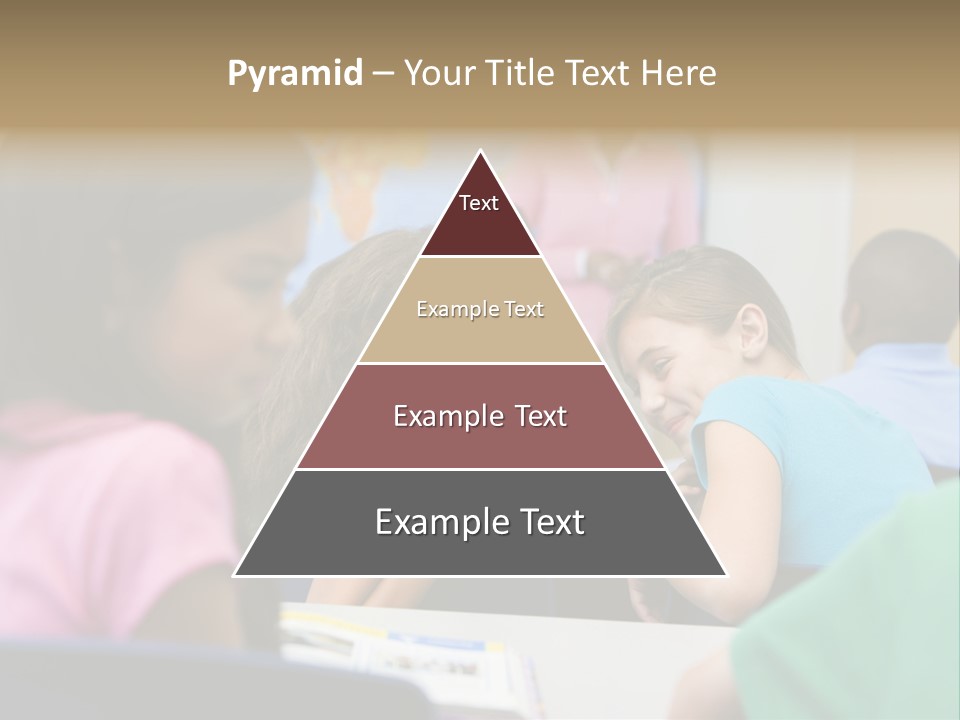 Female Pupil Being Bullied In Elementary School PowerPoint Template