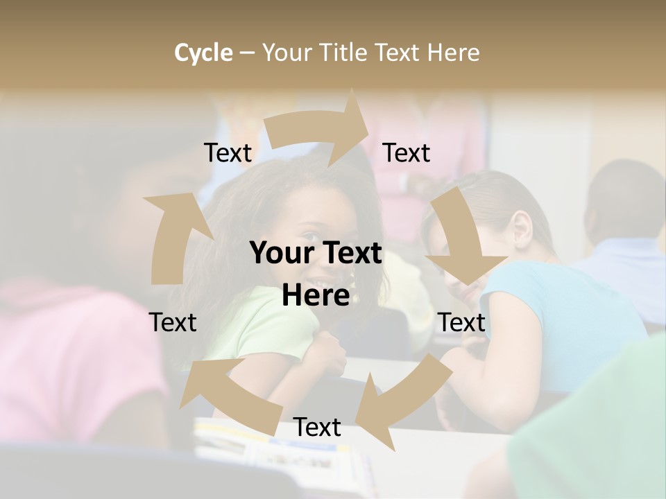 Female Pupil Being Bullied In Elementary School PowerPoint Template