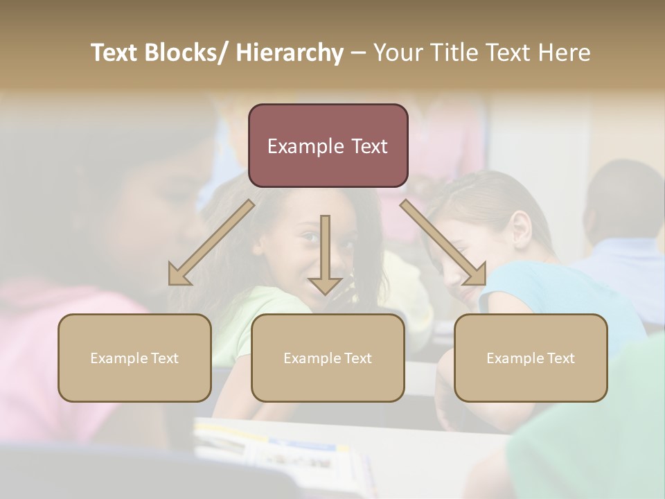 Female Pupil Being Bullied In Elementary School PowerPoint Template