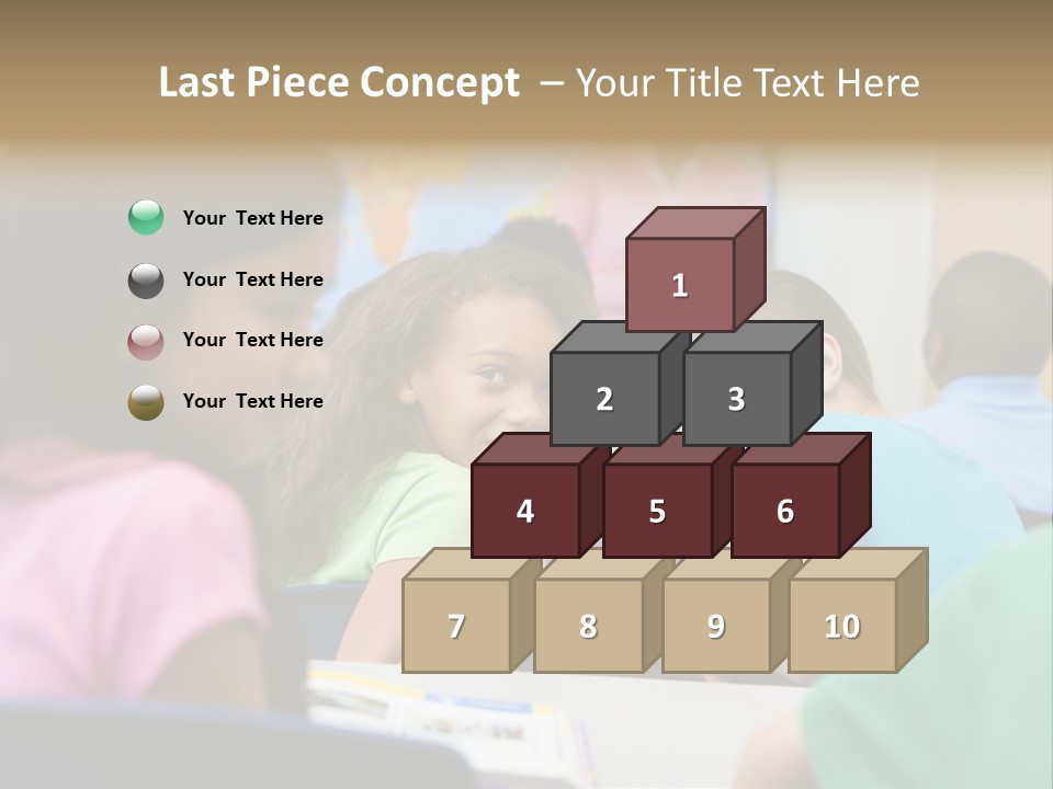 Female Pupil Being Bullied In Elementary School PowerPoint Template