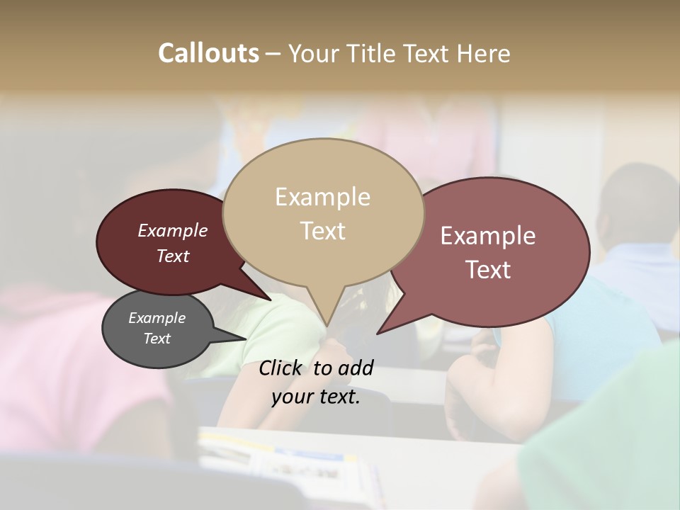 Female Pupil Being Bullied In Elementary School PowerPoint Template