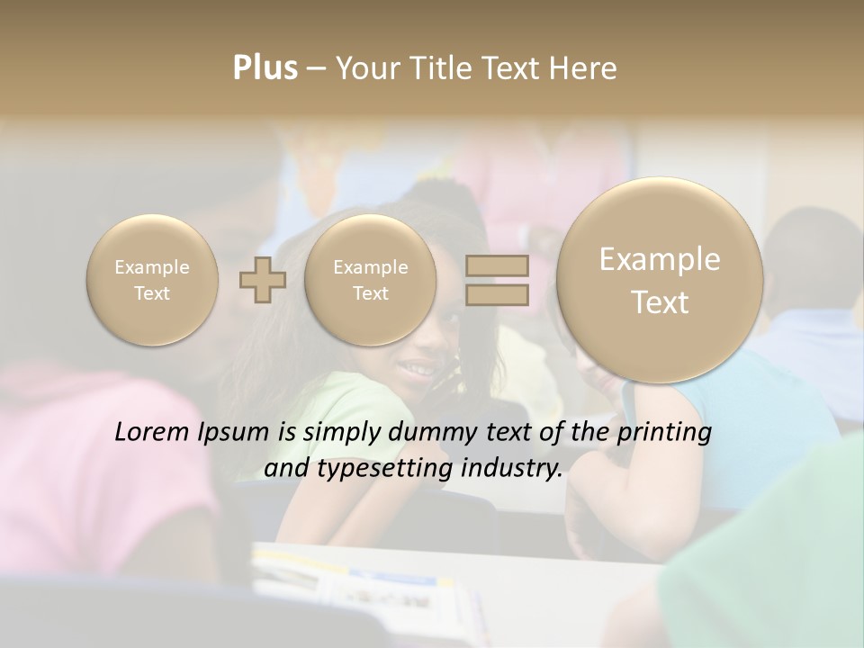 Female Pupil Being Bullied In Elementary School PowerPoint Template
