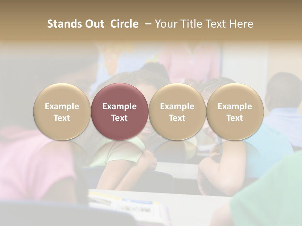 Female Pupil Being Bullied In Elementary School PowerPoint Template