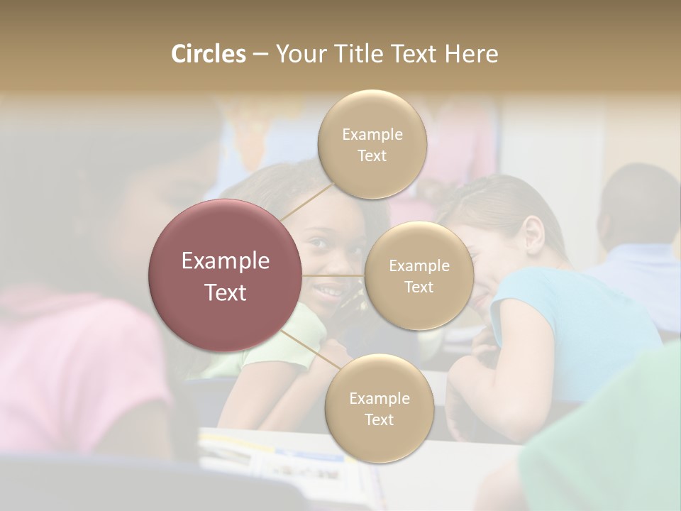 Female Pupil Being Bullied In Elementary School PowerPoint Template