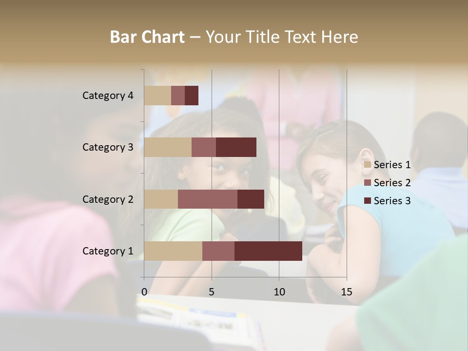 Female Pupil Being Bullied In Elementary School PowerPoint Template