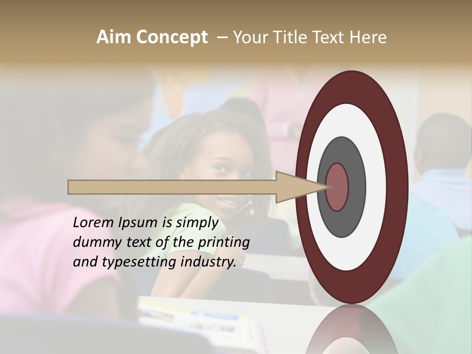 Female Pupil Being Bullied In Elementary School PowerPoint Template