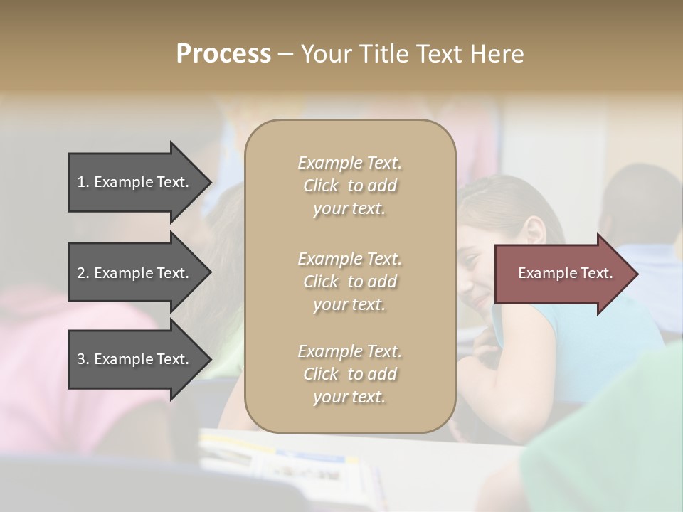 Female Pupil Being Bullied In Elementary School PowerPoint Template