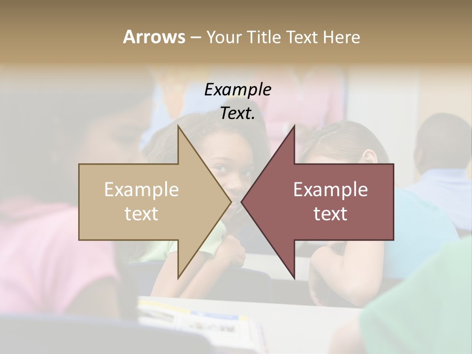 Female Pupil Being Bullied In Elementary School PowerPoint Template