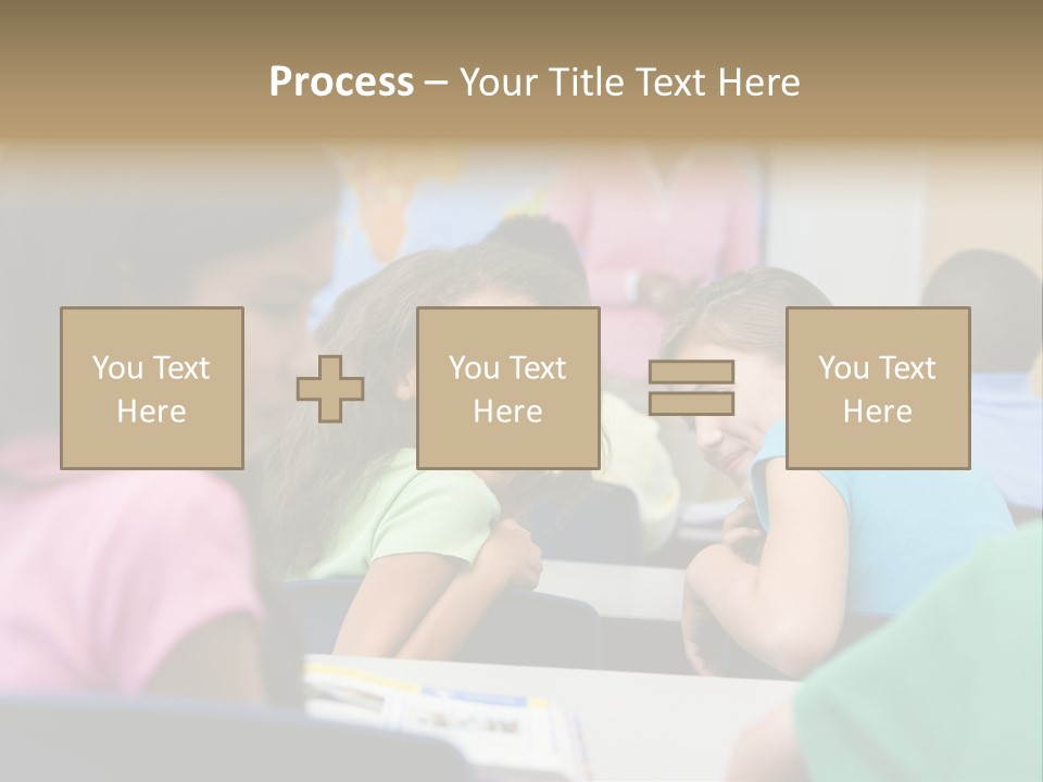 Female Pupil Being Bullied In Elementary School PowerPoint Template