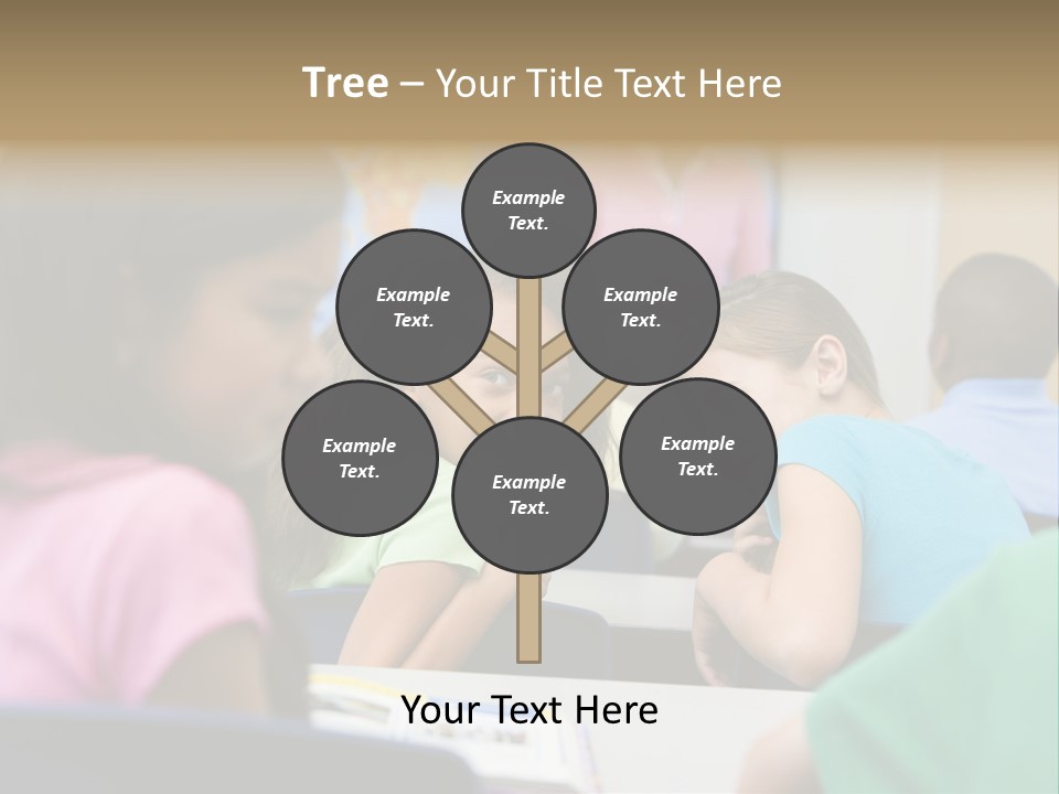 Female Pupil Being Bullied In Elementary School PowerPoint Template