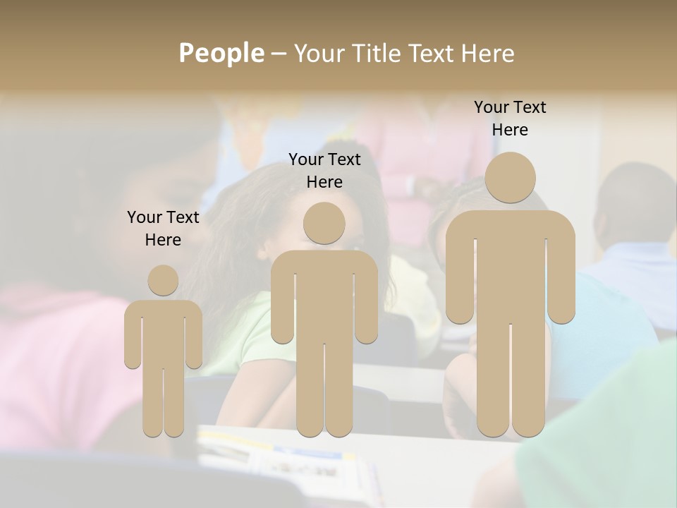 Female Pupil Being Bullied In Elementary School PowerPoint Template