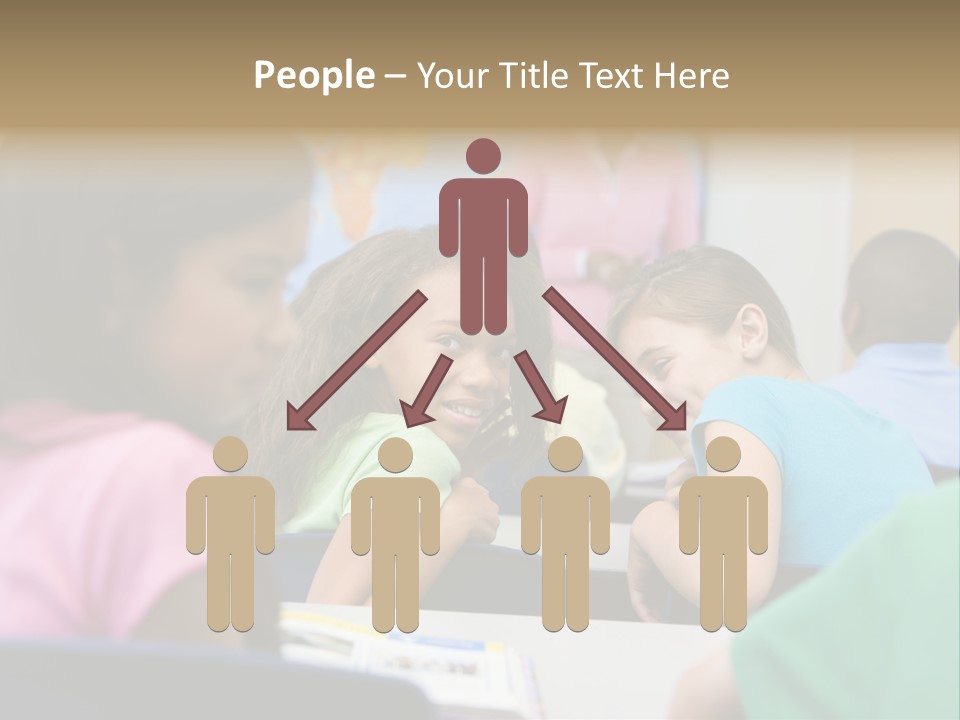 Female Pupil Being Bullied In Elementary School PowerPoint Template