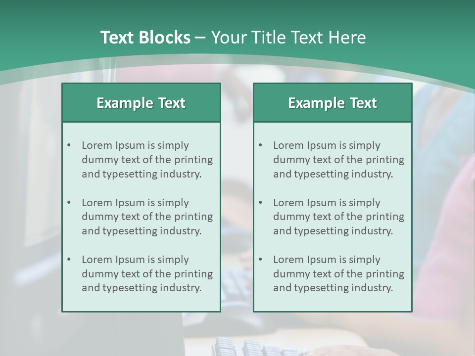 Male Pupil In Elementary School Computer Class PowerPoint Template