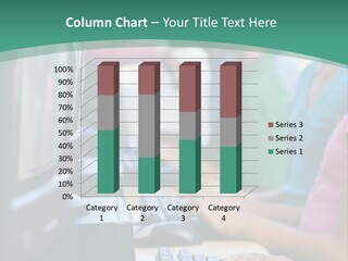 Male Pupil In Elementary School Computer Class PowerPoint Template