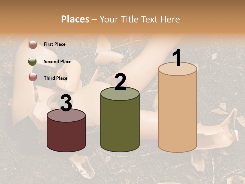 The Old, Broken Doll On The Ground PowerPoint Template