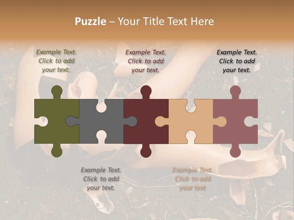 The Old, Broken Doll On The Ground PowerPoint Template