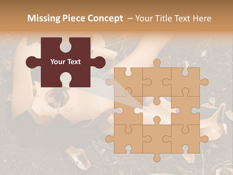 The Old, Broken Doll On The Ground PowerPoint Template