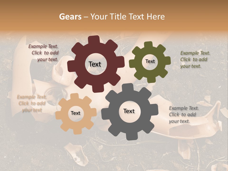 The Old, Broken Doll On The Ground PowerPoint Template