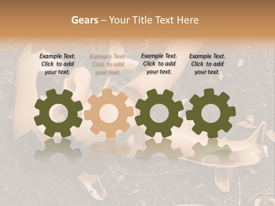 The Old, Broken Doll On The Ground PowerPoint Template