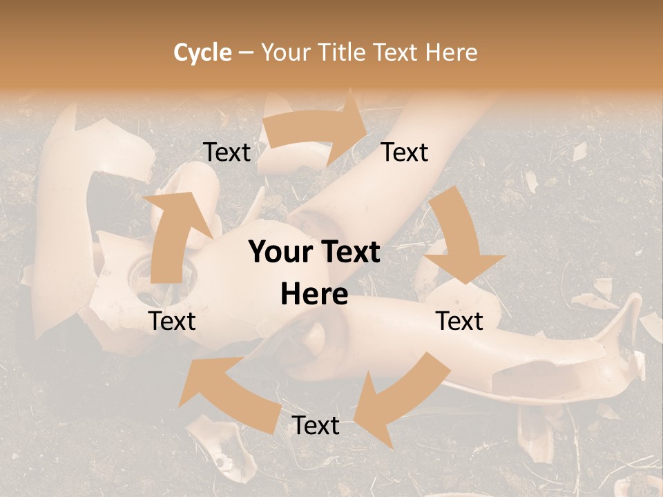 The Old, Broken Doll On The Ground PowerPoint Template