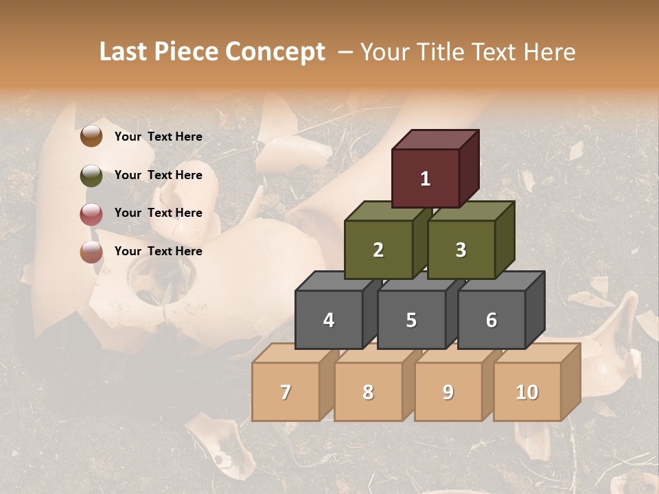 The Old, Broken Doll On The Ground PowerPoint Template