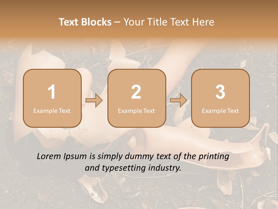 The Old, Broken Doll On The Ground PowerPoint Template