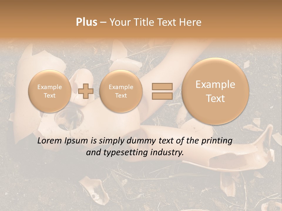 The Old, Broken Doll On The Ground PowerPoint Template