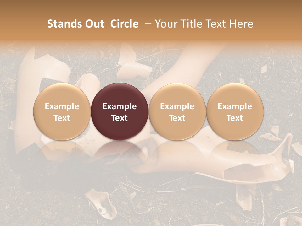 The Old, Broken Doll On The Ground PowerPoint Template