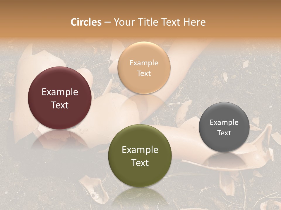 The Old, Broken Doll On The Ground PowerPoint Template