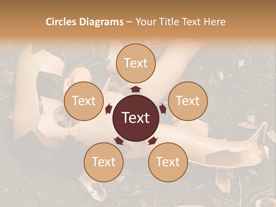 The Old, Broken Doll On The Ground PowerPoint Template