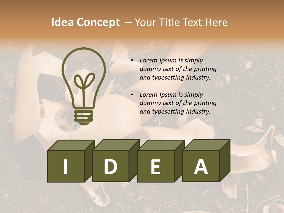 The Old, Broken Doll On The Ground PowerPoint Template