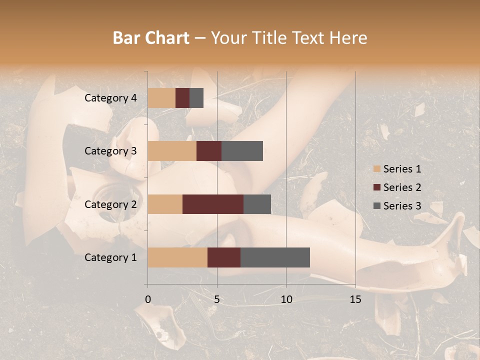 The Old, Broken Doll On The Ground PowerPoint Template