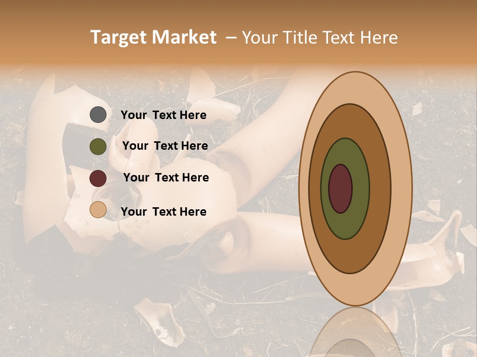 The Old, Broken Doll On The Ground PowerPoint Template