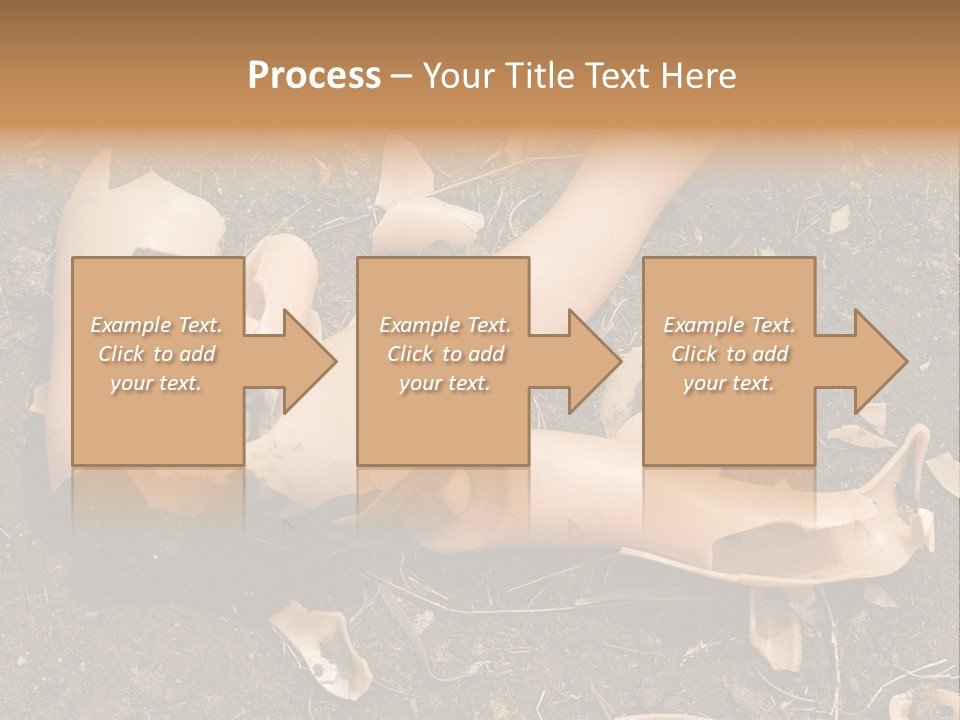 The Old, Broken Doll On The Ground PowerPoint Template
