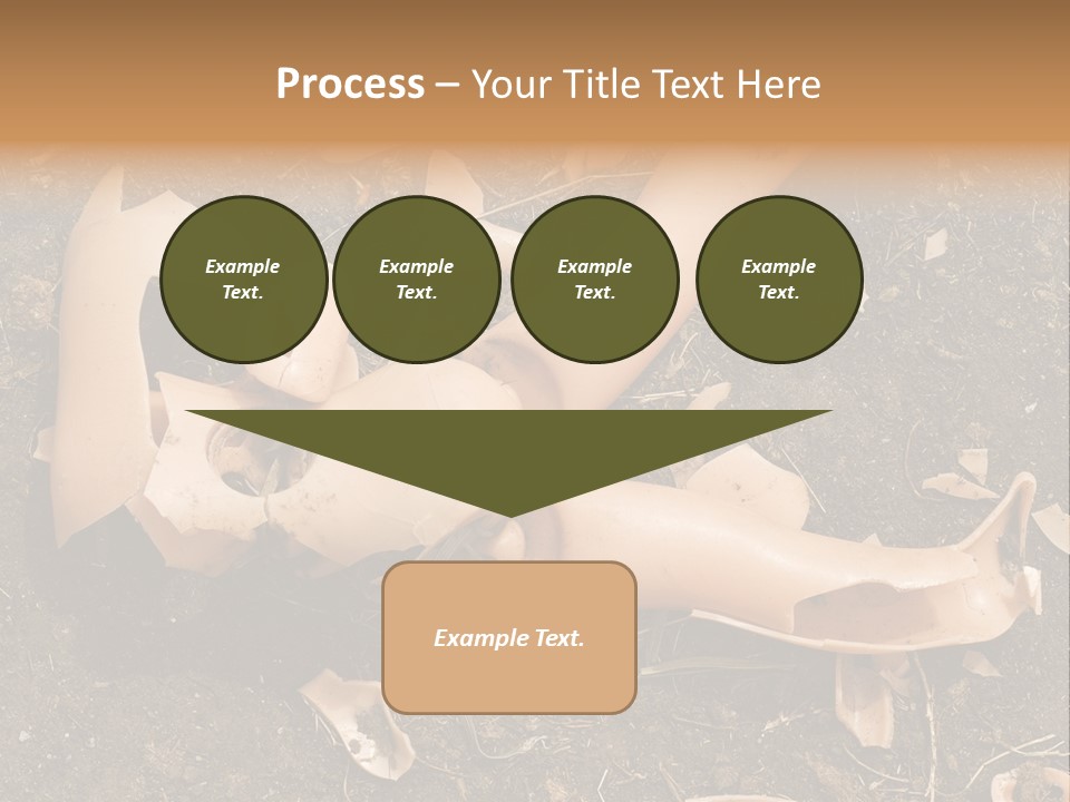 The Old, Broken Doll On The Ground PowerPoint Template